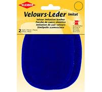 Kleiber + Co.GmbH Velour-Leder-Imitat klein, Blau