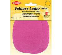 Kleiber + Co.GmbH Velour-Leder-Imitat klein, Rose