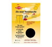 Kleiber Ersatzhosentasche (23 x 18,5 cm / schwarz / aufbügelbar)