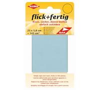 Kleiber flick und fertig, selbstklebender Flicken, Risse, Löcher, dünne Stellen einfach zukleben, Nylon zuschneidbar, (25 x 5,8 cm)