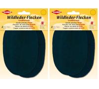 Kleiber Große Hosen-/Armflicken zum Aufnähen, Marineblau (Packung mit 2)
