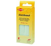 Kleiber Klettband, 100% Polyester, weiß, 100 x 2 x 0,1 cm