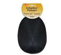 Kleiber KR 1 Haken-und Flauschband Schulterpolster Raglan, 50% Polyamid, Schwarz, 16 x 11 x 5 cm