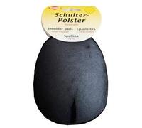 Kleiber KR 3 Haken-und Flauschband Schulterpolster Raglan, 50% Polyamid, Schwarz, 16 x 11 x 5 cm