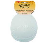 Kleiber KR 4 Haken-und Flauschband Schulterpolster Raglan, 50% Polyamid, Weiß, 13 x 11 x 4 cm