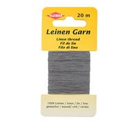 Kleiber Leinen-Garn, 20 m, dunkelgrau