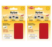 Kleiber Nylon - Flicken Rot Reparaturflicken 12 x 10 cm Selbstklebend Reparatur NylonFlicken 4er Set