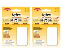 Kleiber Nylon - Flicken Weiss Reparaturflicken 12 x 10 cm Selbstklebend Reparatur NylonFlicken 4er Set