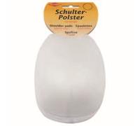 Kleiber Schulterpolster mit Haken-/Flauschband Raglan Weiss, schwarz, ÖKO-TEX Siegel KR 1, Farbe:weiß