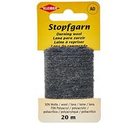 KLEIBER Stopfgarn, 20 m, dunkelgrau