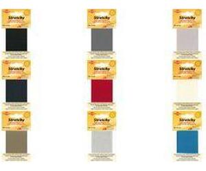 KLEIBER Stretchy-Bügel-Flicken, 400 x 60 mm, grau Material: 100% Polyester Aufbügelflicken, zum Ausbessern und - 1 Stück (30002)