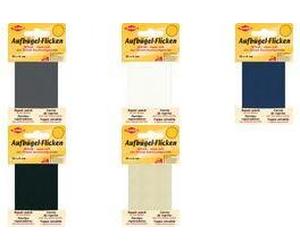 KLEIBER Zephir-Aufbügel-Flicken, 300 x 60 mm, creme Material: 100% Baumwolle, zum Ausbessern und Verstärken von - 1 Stück (31016)