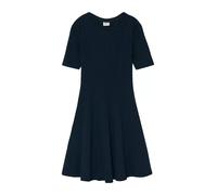 Ausgestelltes Kleid aus elastischer Rippware 146 blau 2178035.5952.146