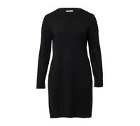 Feinstrickkleid mit Ripp-Detail am Arm 50 schwarz 2177918.9999.50