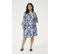 Kleid A-shape blue multi EU 44 / UK 16