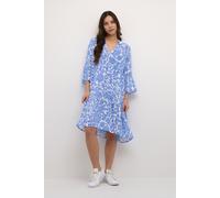 Kleid A-shape blue white EU 40 / UK 12