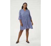 Kleid A-shape blue white EU 48 / UK 20