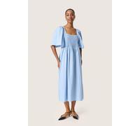 Kleid A-shape blue white L