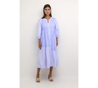 Kleid A-shape blue white M