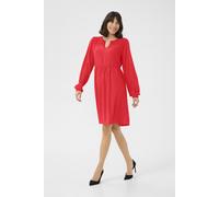 Midikleid KAFFE "Kleid KAlinda", Damen, Gr. 34, N-Gr, rot (true rot), Obermaterial: 100% Polyester PES., Kleider Midikleid (36309446-34) true rot