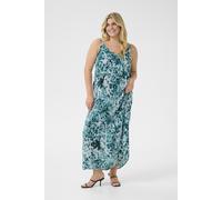 Kleid A-shape Teal Leopard Print teal EU 48 / UK 20