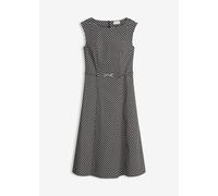 Kleid aus Bengalin mit Gürtel 54