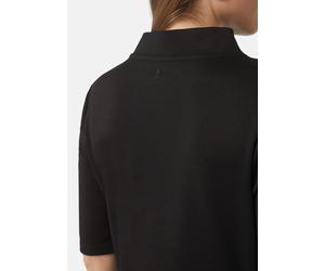 Kleid aus Interlockjersey mit Stehkragen schwarz 34