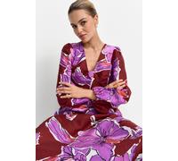 Kleid aus Leinen-Mix 34 soft orchid