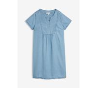 Jeanskleid BONPRIX, Damen, Gr. 36, N-Gr, hellblau denim, Denim/Jeans, Obermaterial: 100% Lyocell (TENCEL™), A-Linie, Kleider Jeanskleid, für den Casual-Anlass, aus Lyocell (TENCEL™), mit kurzem Arm (6