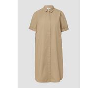 Kleid aus Popeline mit Eingrifftaschen im Relaxed Fit 32 braun 2163728.8363.32