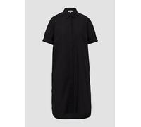 Kleid aus Popeline mit Eingrifftaschen im Relaxed Fit 42 schwarz 2163728.9999.42