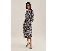 Kleid Blätter Blau 44 (60.136252-0018-44)