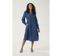 Kleid Casual Fit Dunkelblau Waschung dark blue XL