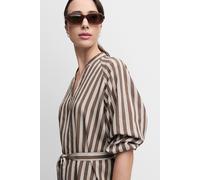 Kleid CIDALMINO 34 braun gestreift