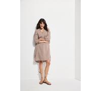 Kleid CIDALMINO 38 braun gestreift