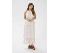 Midikleid CREAM "Kleid CRAmaya", Damen, Gr. 40, N-Gr, weiß (weiß with schwarz dots), Obermaterial: 100% Polyester PES., Kleider Midikleid (89597450-40) weiß with schwarz dots