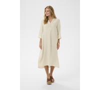 Midikleid CREAM "Kleid CRBellis", Damen, Gr. S/M, N-Gr, crispy sand, Obermaterial: 100% Leinen LI., Kleider Midikleid (32027931-SM) crispy sand