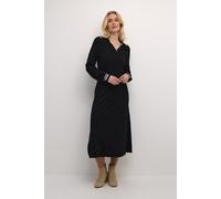 Midikleid CREAM "Kleid CRVillea", Damen, Gr. M, N-Gr, schwarz (pitch schwarz), Obermaterial: 80% Viskose CV. 20% Nylon NY., Kleider Midikleid (59007130-M) pitch schwarz