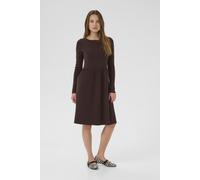 Midikleid CULTURE "Kleid CUluci", Damen, Gr. M, N-Gr, braun (coffee bean), Obermaterial: 81% Polyester Pol. recyc.. 19% Polyamid PA., Kleider Midikleid (18101551-M) coffee bean