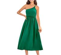 Kleid Damen Elegant Meine Bestellungen Anzeigen Lang Elegant Cocktailkleid Chiffonkleid für Hochzeit Halbarm Rundhals Vintage Spitzenkleid Boho Kleid Casual A-Linie Rundhals 3/4-Arm T-Shirt Klei