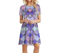 Kleid Damen Geschenke für Frauen Große Größe Gothic Maxikleid Sexy Spitze Mittelalter Kleid Boho Strandkleider Mädchen Festlich Kleider meine bestellungen anzeigen Rundhals Halfter Shirtkleid T-S