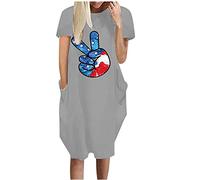 Kleid Damen Geschenke für Frauen Retro Kleider Rockabilly Kleid Lang Vintage Faltenrock Seitenschlitz Hochzeit Abendparty Kleid mit Taschen meine bestellungen anzeigen Vintage V-Ausschnitt Bodyco