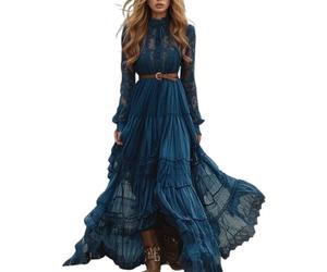 Kleid Damen Sommer Ballkleider Lang Kleider Italienische Elegant Hochzeitsgast Für Hochzeitsgäste Festlich Sommerkleid Sommerkleider Leicht Und Luftig Cowboy Kostüm Cowgirl Schicke Hippie Hawaii Curvy