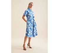 Kleid Druck Blau 44 (60.137612-0001-44)