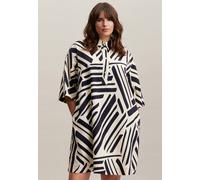 Kleid Druck Blau 50 (60.735012-0019-50)