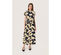 Kleid Feminine Form Navy Leaf Print multicolour XS