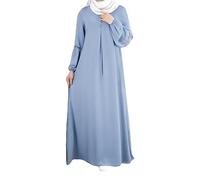 Kleid Für Frauen, Muslim Kleider, Jilbab Langarm Lange Hijab Kleid Prayer Dress Muslim Islamische Elegant Islamische Kleider Abaya Gebetskleid Arabische Türkische Muslimische Kleidung Ramadan
