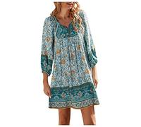 Kleid FüR Mollige Damen Elegant Hochzeitgast Kleider Damen Kleid Kurz Schwarz Neckholder Kleid Maxikleid V Ausschnitt Schicke Sommerkleider Damen Festlich Damen Kleider Leinen