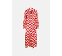 Kleid Geometrische Muster Rot 54 (60.736172-0045-54)