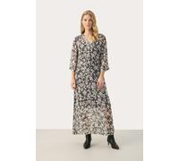 Kleid Gerade Passform Black Stitch Leaf print black multi EU 36 / UK 8